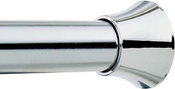 BACCHETTA PER TENDE ESTENSIBILE UNIVERSALE 36/60 cm - Cromo - confezione 2 pezzi