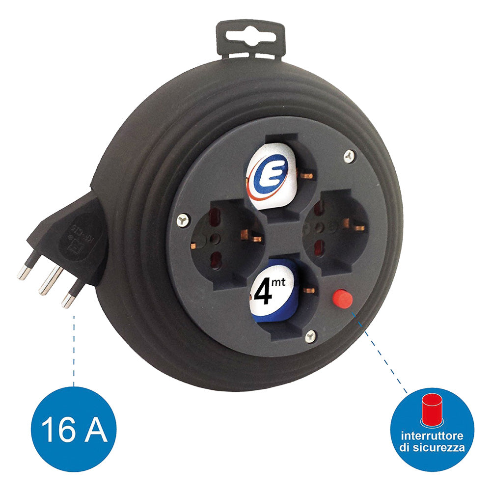 ENROULEUR DE CÂBLE 4 m - réf. 49019