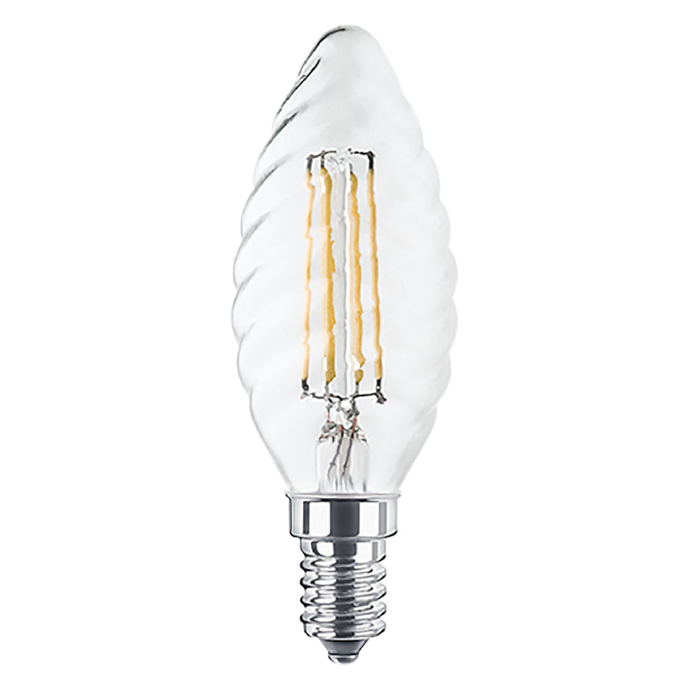 LAMPADA LED A FILAMENTO 'SPIRALE' CALDA 2700K 4W=37W E14 - 470 lm