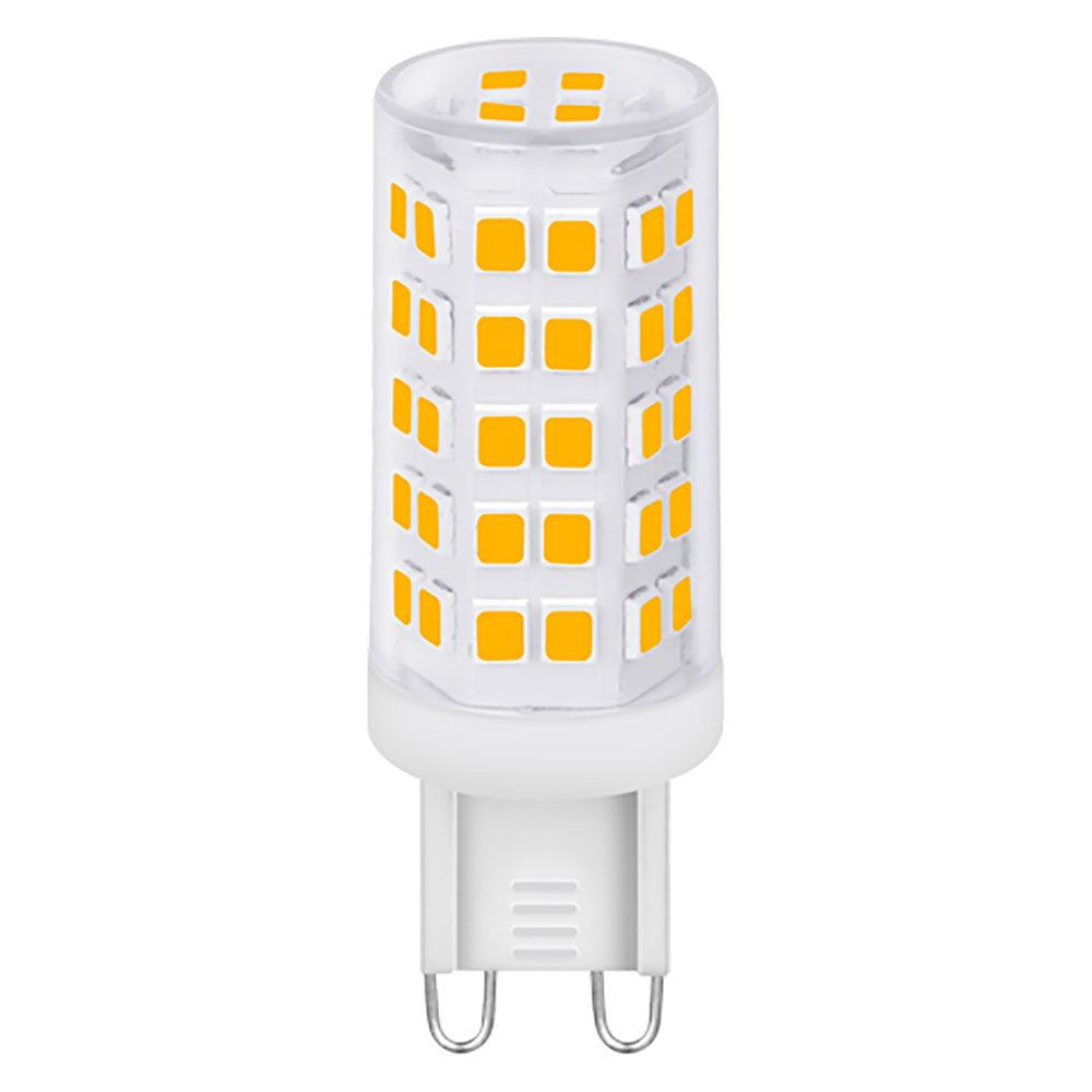 LAMPADA A LED IN CERAMICA 'G9' L.CALDA 3000K 4,5 W 500 lumen (40W)