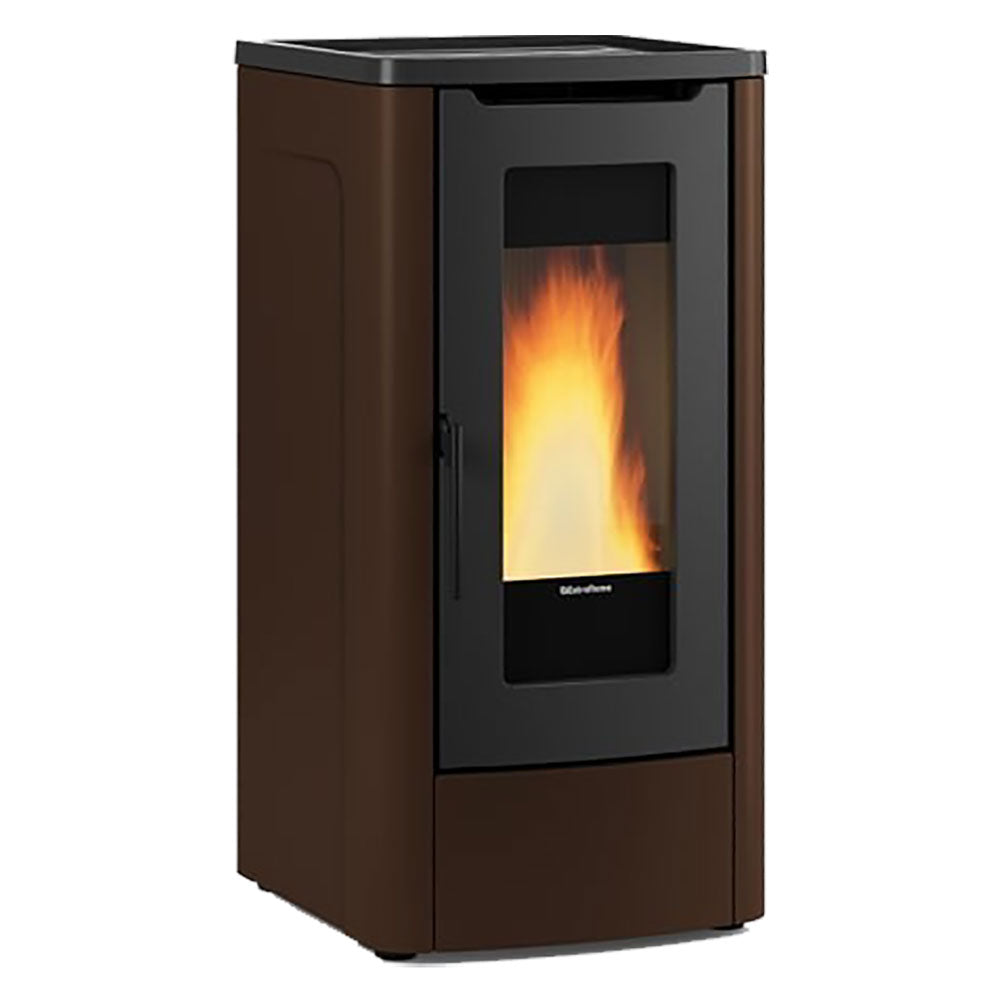 POÊLE À GRANULÉS « DAHIANA VFS » 10 kW - couleur bordeaux