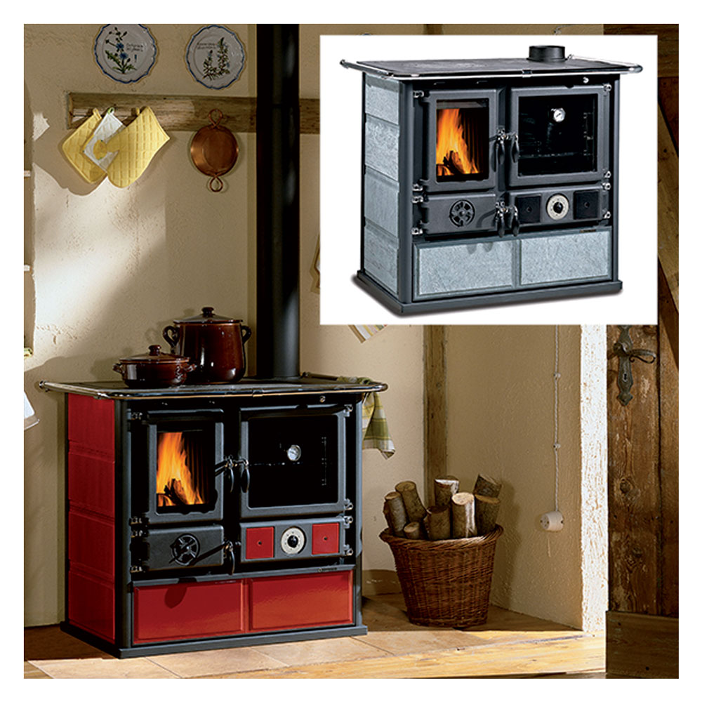 CUISINIÈRE À BOIS 'TERMOROSA DSA 4.0' Couleur pierre naturelle