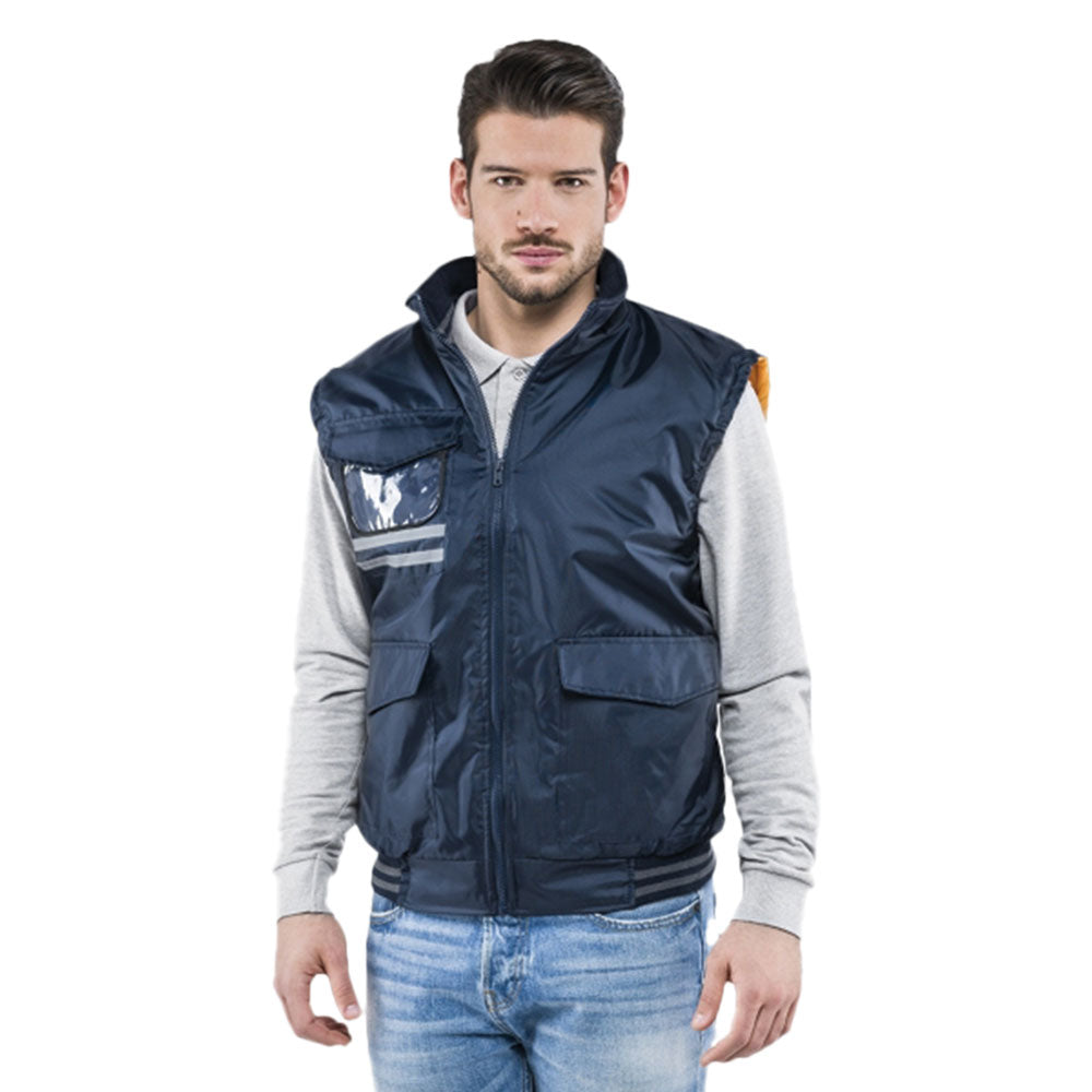 GILET REMBOURRÉ «SLOW» taille XL - bleu
