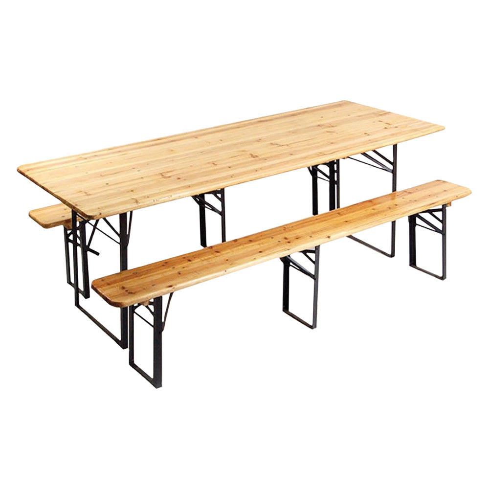 ENSEMBLE BRASSERIE 220x70 x H.76 cm