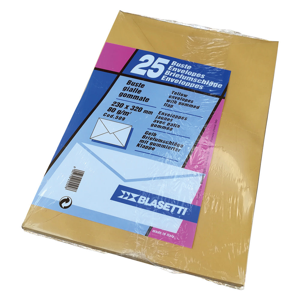 ENVELOPPE 12 x 18 blanche - sans fenêtre 40 pces