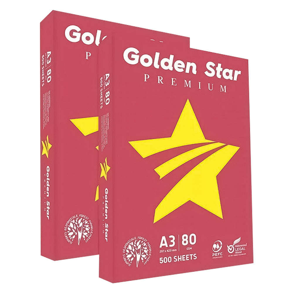 PAPIER DE BUREAU « GOLDEN STAR PREMIUM » A3 - 42 x 29,7 cm