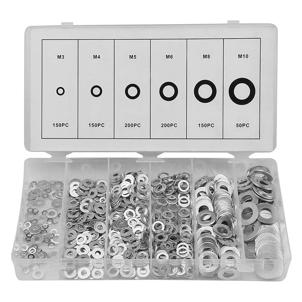 ASSORTIMENT DE RONDELLES PLATES total 900 pces