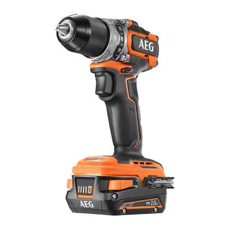 PERCEUSE À PERCUSSION SOUS-COMPACTE SANS BALAI SUR BATTERIE 'BSB18SBL-202C' AEG 18V 2.0Ah