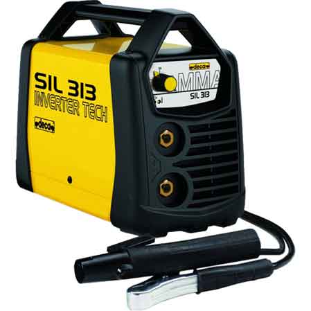 SALDATRICE AD ELETTRODO INVERTER 'SIL 313' Campo di regolazione: 10-130 Amp