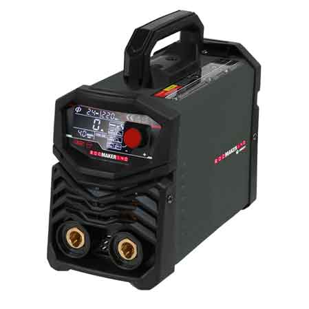 SALDATRICE AD ELETTRODO INVERTER 'RODMAKER 140' Campo di regolazione 10-140 Amp