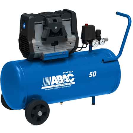 SCHALLGEDÄMPFTER KOMPRESSOR 'OS SUPER SILENT' ABAC 50 lt