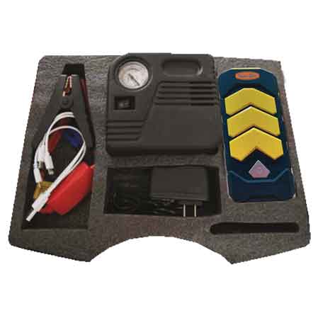 DÉMARREUR D'URGENCE AVEC COMPRESSEUR CARDINAL 30000mAh