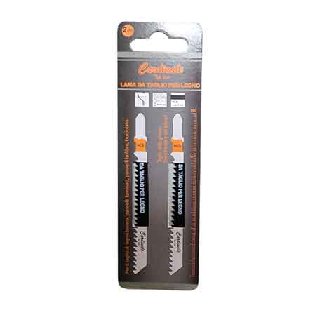 LAMA PER LEGNO DI RICAMBIO PER SEGHETTO ALTERNATIVO CARDINALE 100 mm - Confezione 2 pezzi
