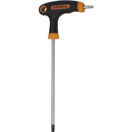 CHIAVE MASCHIO TORX CON IMPUGNATURA A 'T' MUNDIAL TX 9