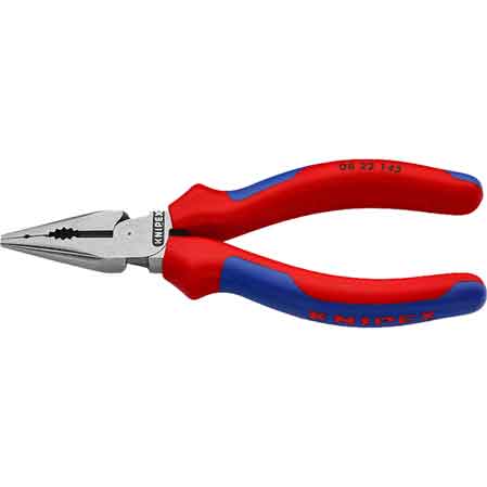 KNIPEX Kombinationszange mit spitz zulaufenden Backen, 145 mm