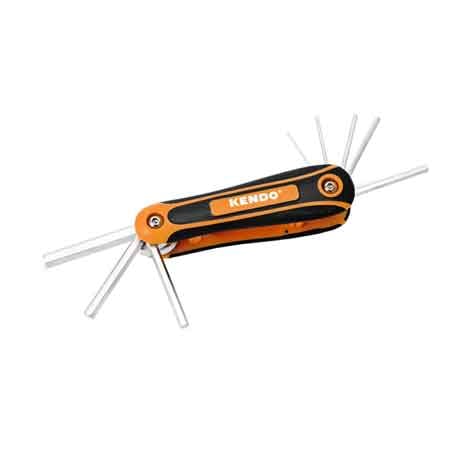 SET CHIAVI MASCHIO ESAGONALI KENDO 8 PEZZI 1,5;2;2,5;3;4;5;6;8 mm