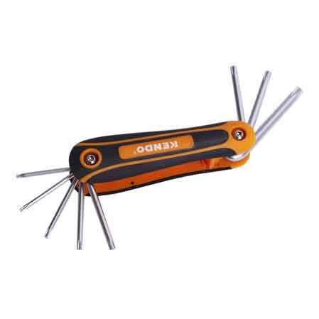 SET CHIAVI MASCHIO TORX KENDO 8 PEZZI T9,10,15,20,25,27,30,40
