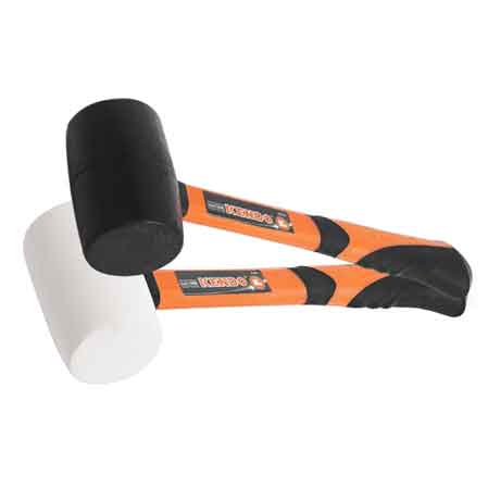 MAZZUOLA IN GOMMA M. FIBRA KENDO 450 gr - colore nero