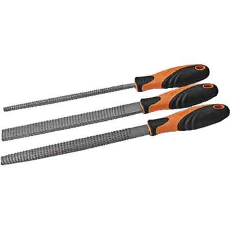 SET RASPE MANICATE KENDO 200 mm - confezione 3 pezzi