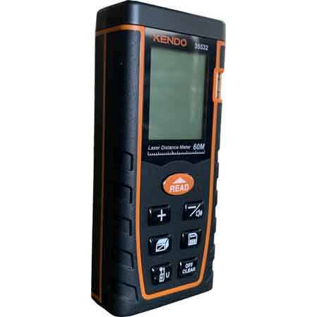 DISTANZIOMETRO LASER KENDO Portata da 5 cm fino a 60 mt