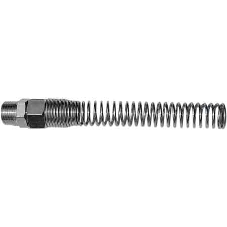ATTACCO MASCHIO CON MOLLA Ø 6x8 mm - Fil. 1/4"