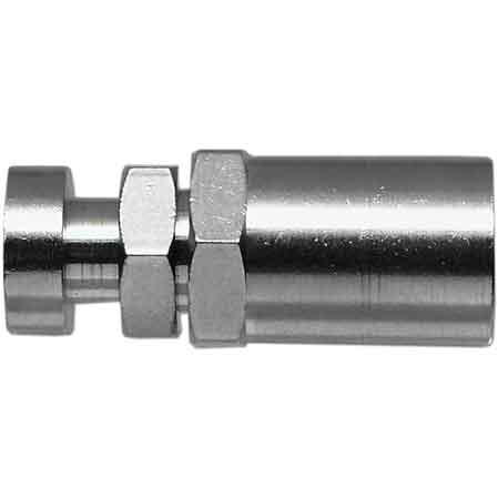 ATTACCO A BAIONETTA CON PORTAGOMMA Ø 6x14 mm
