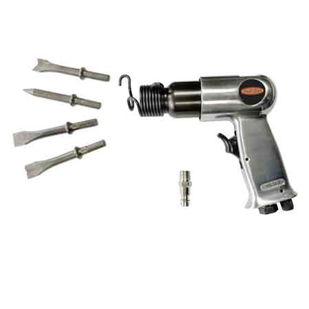 MARTELLO SCALPELLATORE PNEUMATICO CARDINALE 7 pezzi