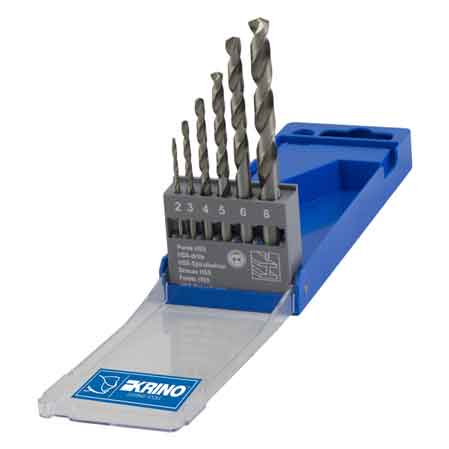 SERIE PUNTE 'RULLATE' PER FERRO KRINO 10 pezzi - 1÷10 mm x 1