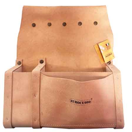 BORSA CARPENTIERE 3 TASCHE In cuoio.