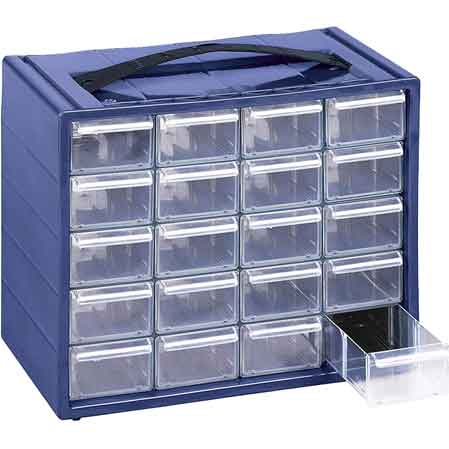 CASSETTIERA 'ESPACE' 20 cassetti - mm 290x150x225h