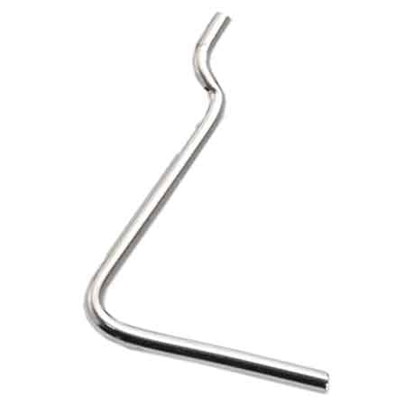 GANCIO PER PANNELLO FORATO TIPO 'N.6' 38x53 mm