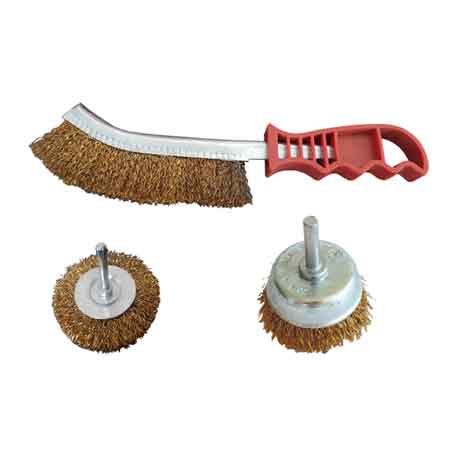 KIT 3 SPAZZOLE IDEAL STAR 3 pezzi (2 spazzole a gambo + 1 spazzola a mano)