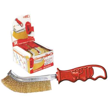 SPAZZOLA A MANO 'SPID' IN ACCIAIO IN BOX SIT Box 24 pezzi