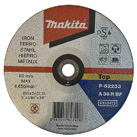 DISCO DA TAGLIO PER FERRO MAKITA Ø 115x3,2 mm - Confezione 25 pezzi