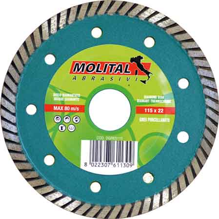 DISQUE DIAMANTÉ « GRÈS » MOLITAL Ø 230 mm