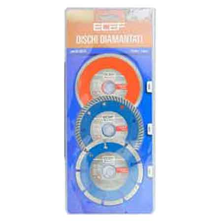 JEU DE DISQUES DIAMANTÉS POUR BÂTIMENT Ø 115 mm - Paquet de 3 pièces