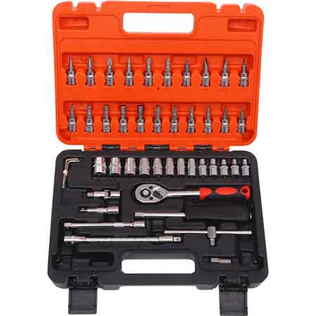 VALIGETTA 46 PEZZI CARDINALE Attacco 1/4"