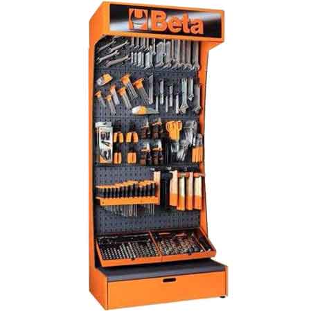 ASSORTIMENT D'OUTILS AVEC PRÉSENTOIR BETA 723 pièces