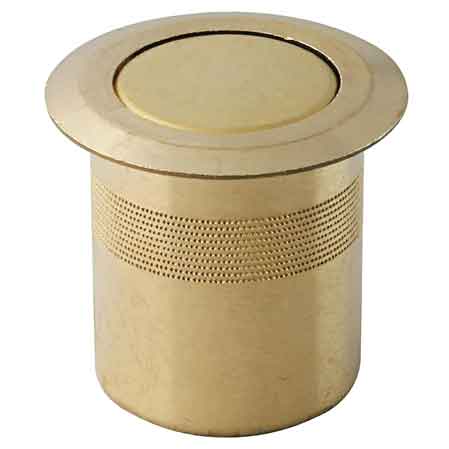 PUIT À RESSORT ANTI-POUSSIÈRE Ø 12x30 mm - Laiton poli