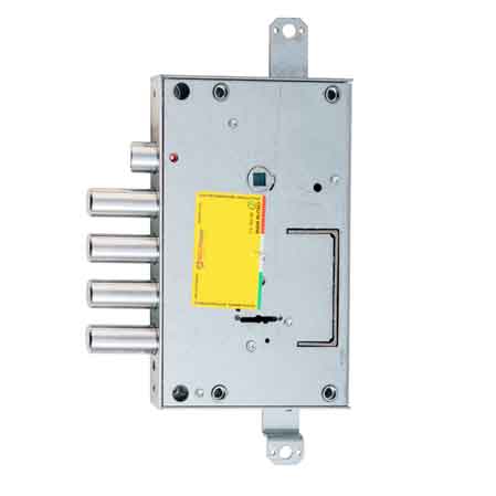 SERRURE POUR PORTES BLINDÉES À DOUBLE GORGE '1401' SECUREMME Entraxe 28 mm