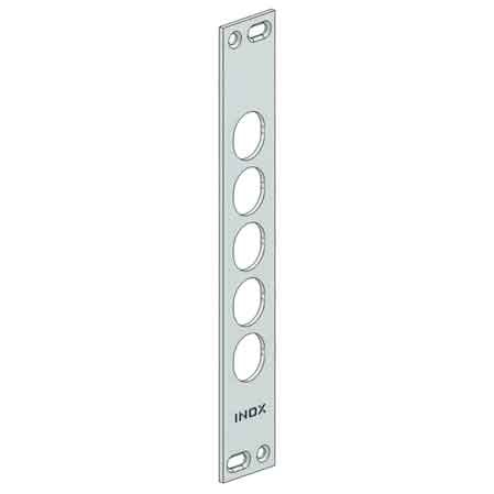 GÂCHE INOX « CP2500 » SECUREMME Entraxe 37 mm