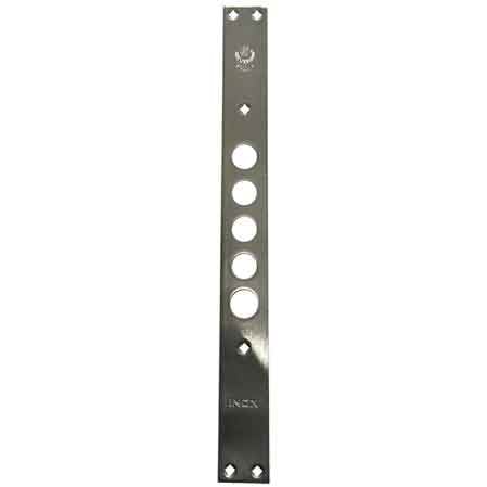 FAÇADE INOX "FR2500" SECUREMME Entraxe 37 mm