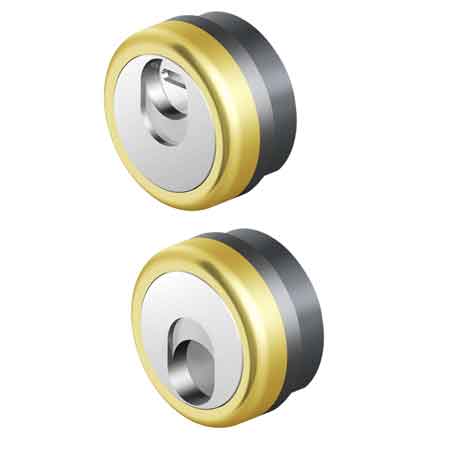 DEFENDER MAGNETICO 'MR500' DISEC h 25 mm - Colore Ottone lucido