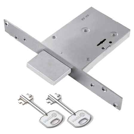 SERRURE À GORGES BARRAGES ART. 8TD1004 YALE E70 - boîtier 123x82 mm