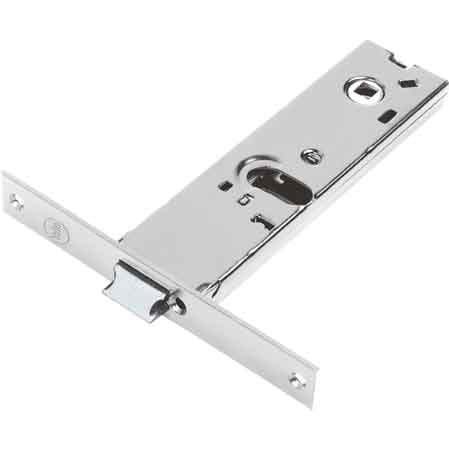 SERRATURA PER PORTE IN ALLUMINIO DA FASCIA ART. 870/875 YALE E70 - Frontale 16 mm