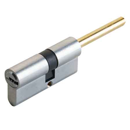 CYLINDRE PROFILÉ «K2» PRÉDISPOSÉ BOUTON TOURNANT SECUREMME 75 mm (25+10+40) - Ouverture Dte