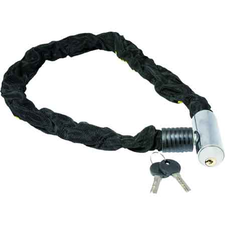 ANTIVOL À CHAÎNE 6 mm x 90 cm POUR VÉLO ET MOTO
