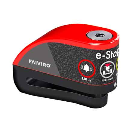 Bremsscheibenschloss 'E-STOP FAI' VIRO Ø 6 mm