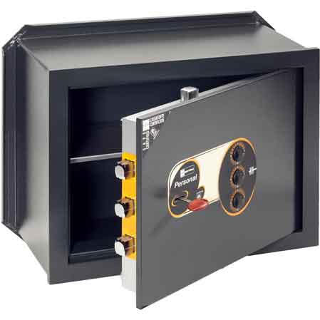 CASSAFORTE CON CHIAVE E COMBINAZIONE MECCANICA 'PERSONAL' MOTTURA 350(L)x200(P)x230(H) mm