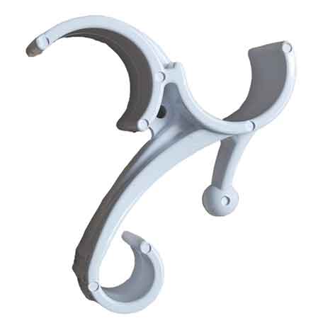 GANCI ABS APPENDITUTTO IN EXPO DA BANCO Colore bianco